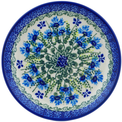 Polish Pottery Plate 7&quot; Fresh Flora