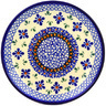 Polish Pottery Plate 7&quot; Gangham Flower Chain