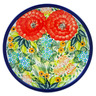 Polish Pottery Plate 7&quot; Garden Heaven UNIKAT