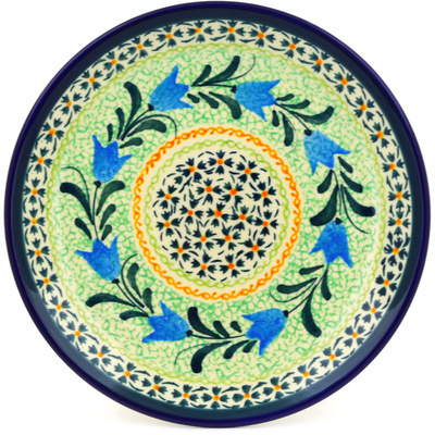 Polish Pottery Plate 7&quot; Goddess Garland UNIKAT