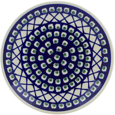 Polish Pottery Plate 7&quot; Illusion