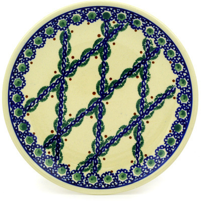 Polish Pottery Plate 7&quot; Ivy