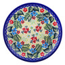 Polish Pottery Plate 7&quot; Lively Garden UNIKAT