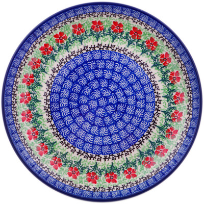 Polish Pottery Plate 7&quot; Maraschino