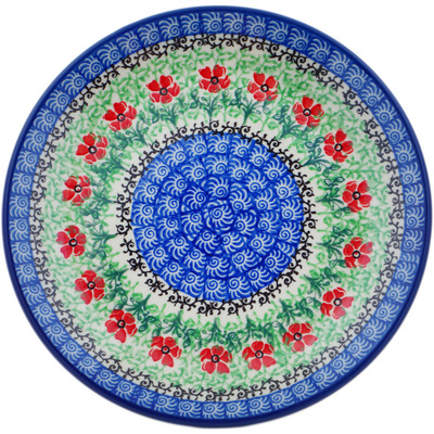 Polish Pottery Plate 7&quot; Maraschino