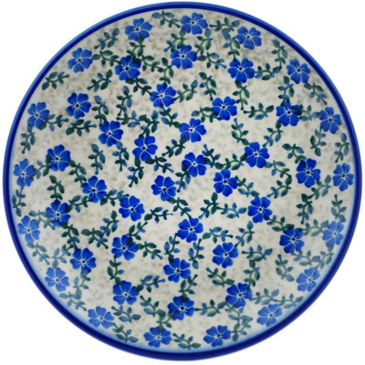 Polish Pottery Plate 7&quot; Meadow Bloom UNIKAT
