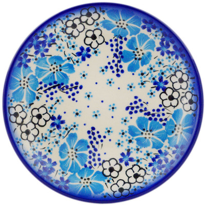 Polish Pottery Plate 7" Pansy Dawn