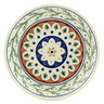 Polish Pottery Plate 7&quot; Pine Boughs