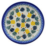 Polish Pottery Plate 7&quot; Pineapple Parade