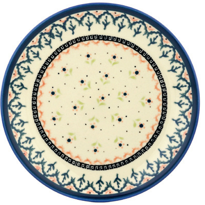 Polish Pottery Plate 7&quot; Polish Daisy