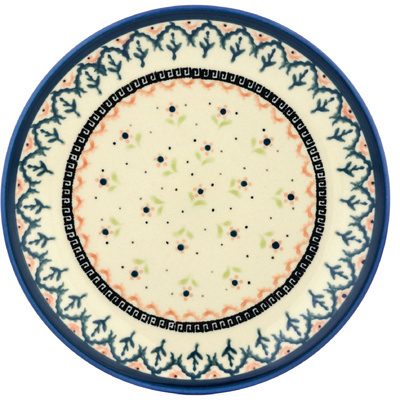 Polish Pottery Plate 7&quot; Polish Daisy