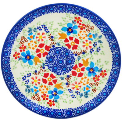 Polish Pottery Plate 7&quot; Polish Spring UNIKAT