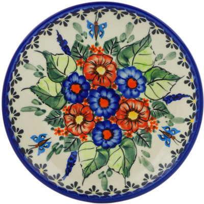 Polish Pottery Plate 7&quot; Spring Splendor