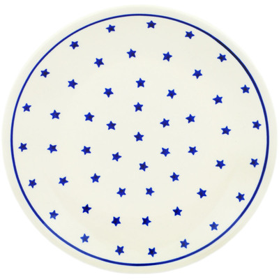 Polish Pottery Plate 7&quot; Star Dazed