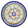 Polish Pottery Plate 7&quot; Sunflower Dance