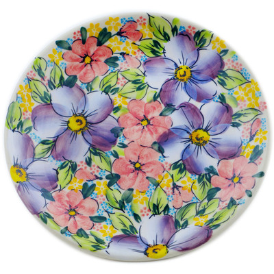 Polish Pottery Plate 7&quot; Sweet Petals UNIKAT