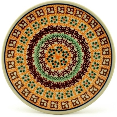 Polish Pottery Plate 7&quot; Tuscan