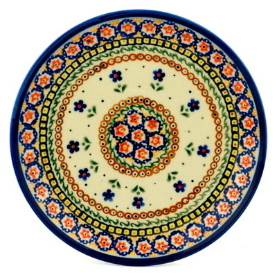 Polish Pottery Plate 7&quot; UNIKAT