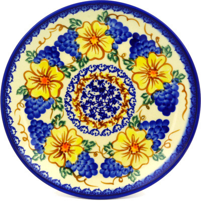 Polish Pottery Plate 7&quot; UNIKAT