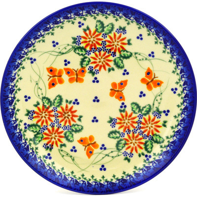 Polish Pottery Plate 7&quot; UNIKAT