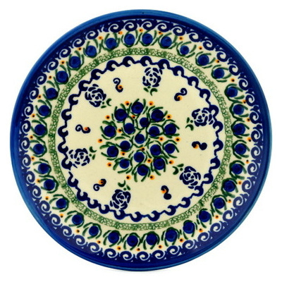 Polish Pottery Plate 7&quot; UNIKAT