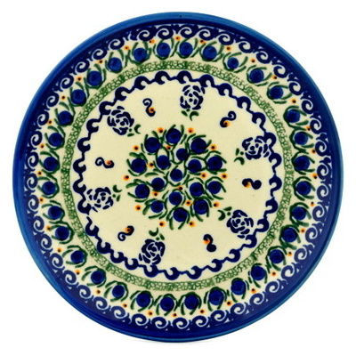 Polish Pottery Plate 7&quot; UNIKAT