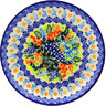 Polish Pottery Plate 7&quot; Wild Garden UNIKAT