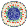 Polish Pottery Plate 8&quot; Babcia&#039;s Garden