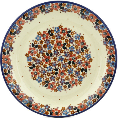 Polish Pottery Plate 8&quot; Fall Memories UNIKAT