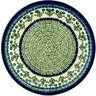 Polish Pottery Plate 8&quot; Fanciful Daisy
