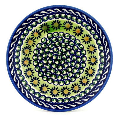 Polish Pottery Plate 8&quot;