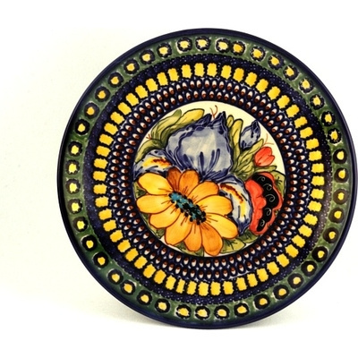 Polish Pottery Plate 8&quot;