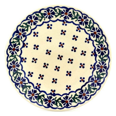 Polish Pottery Plate 8&quot;