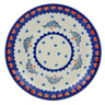Polish Pottery Plate 8" Love Birds