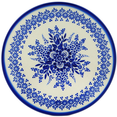 Polish Pottery Plate 8&quot; Morning Frost UNIKAT