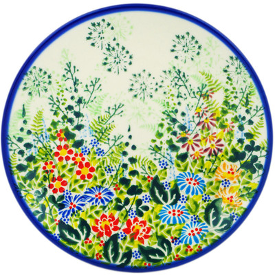 Polish Pottery Plate 8&quot; New Life UNIKAT