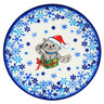 Polish Pottery Plate 8&quot; Purr-fect Gift
