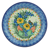 Polish Pottery Plate 8" Sipping Nectar UNIKAT