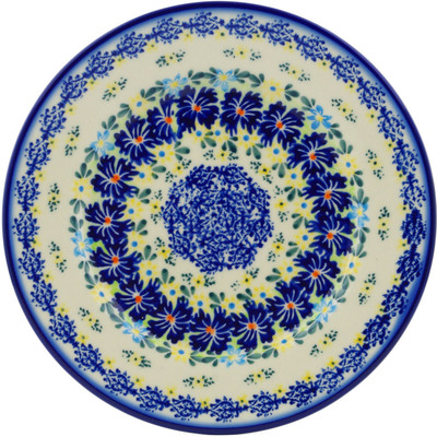Polish Pottery Plate 8&quot; Spring Meadow