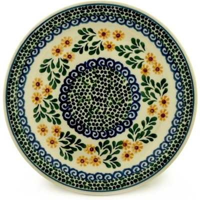 Polish Pottery Plate 8&quot; Summer Day