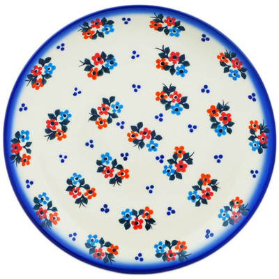 Polish Pottery Plate 8&quot; Sweet Clusters UNIKAT