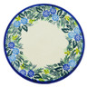 Polish Pottery Plate 8&quot; Thistle