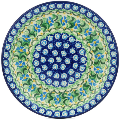 Polish Pottery Plate 8&quot; Top Of The Morning UNIKAT