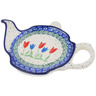 Polish Pottery Plate 8&quot; Tulip Fever