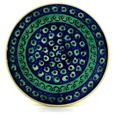 Polish Pottery Plate 8&quot; UNIKAT