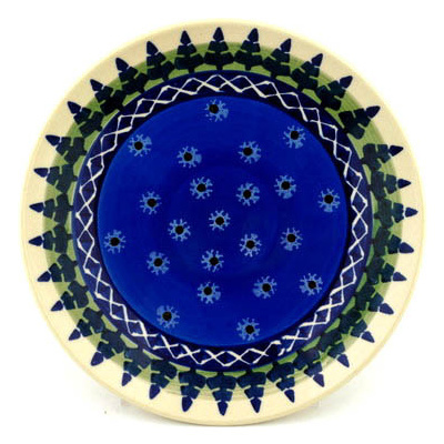 Polish Pottery Plate 8&quot; UNIKAT