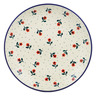 Polish Pottery Plate 9&quot; Auntie Em Scarlet