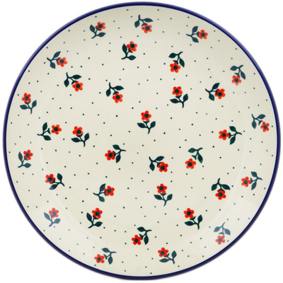 Polish Pottery Plate 9&quot; Auntie Em Scarlet