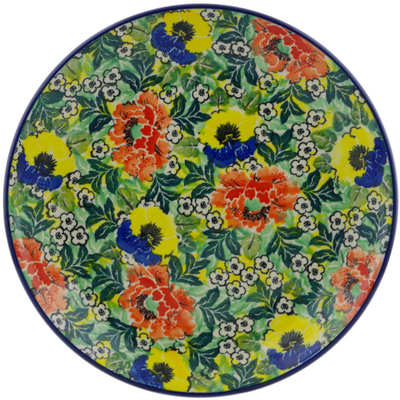 Polish Pottery Plate 9&quot; Breathtaking UNIKAT