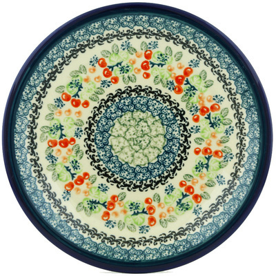 Polish Pottery Plate 9&quot; Happy Berries